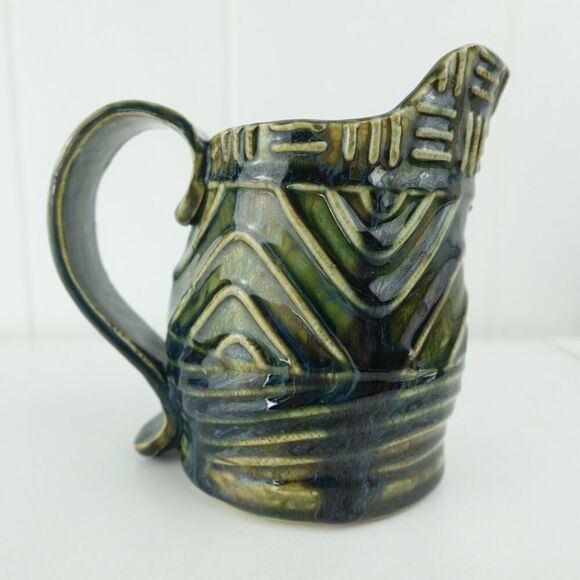 Studio Other - Studio Art Pottery Small Pitcher Artist Signed